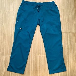 XLP ‘Bahama Blue’ Grey’s Anatomy Mia style Scrub Pants 4277